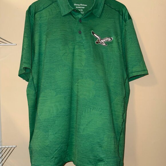 🏝 Tommy Bahama x Philadelphia Eagles IslandZone Polo Shirt – XL – NWT - Picture 4 of 8